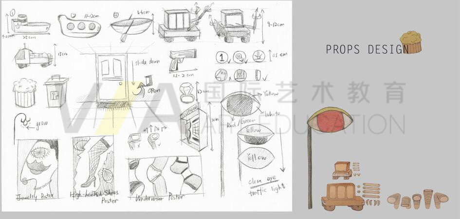 美國藝術留學動畫設計作品